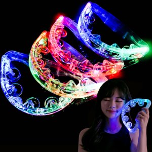 LED 노래방 탬버린 22cm