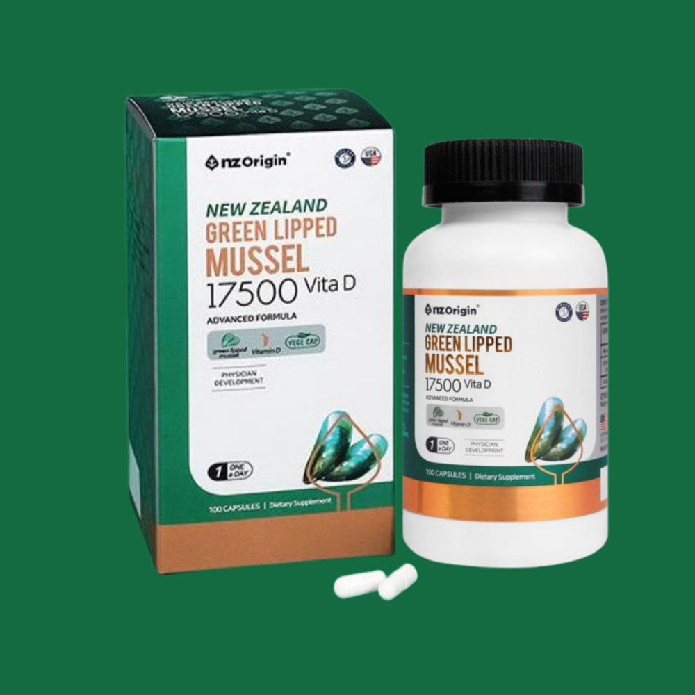뉴질랜드산 초록입홍합 17500 비타민D 100<b>캡슐</b> 비가열 동결 건조 방식 <b>연질캡슐</b>