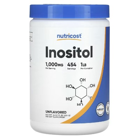 <b>뉴트리</b>코스트 미오이노시톨 분말 가루 파우더 1000mg 454g 약들약 고약사 다낭성