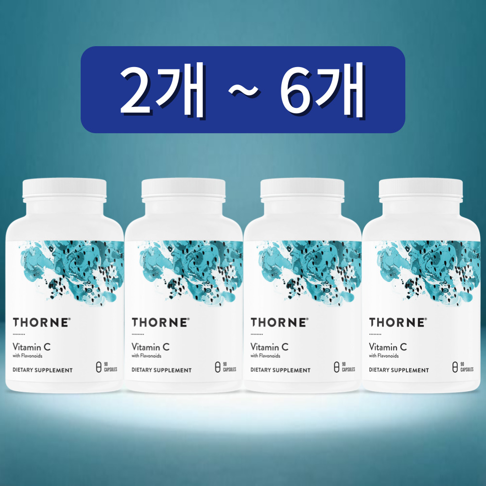 쏜<b>리서치 비타민 C</b> 플라보노이드 90캡슐, 4개