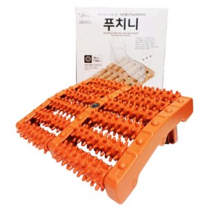 국산 푸치니 발지압 룰러 발마사지 지압 자주색
