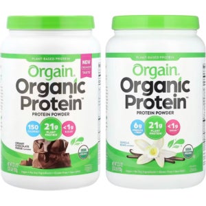 올게인 오가닉 프로틴 파우더 식물성 단백질 크리미 초콜릿 퍼지 920g+바닐라빈 920g