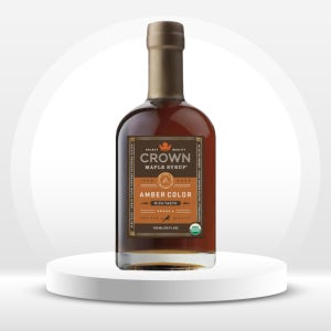 크라운 유기농 메이플시럽 엠버 375ml