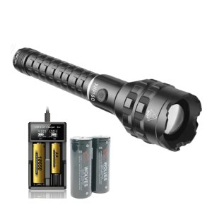 12000루멘 초강력 충전식 써치라이트 LED 랜턴 26650배터리 충전기세트