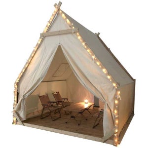 야외 삼각 텐트 글램핑 타프 방갈로 천막 캠핑 돔 (삼각형) 1.5x1m 높이 2.1m