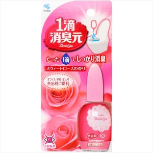 일본 1방울 쇼슈겐 소취원 탈취 방향제 화장실용 스위트로즈향, 20ml, 1개