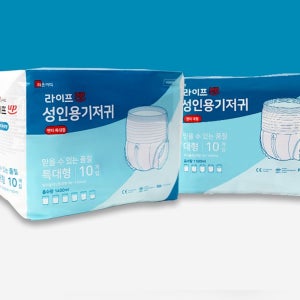 성인용팬티기저귀 일회용요실금팬티 어르신 환자 대형 특대형 80매