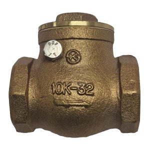 건일 청동 10K 스윙체크밸브 32A