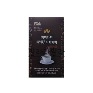 미내랑 커피라찌 미내랑 더치커피 C형(25mlx10포)x10박스