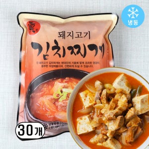 연주푸드 얼큰한 진 돼지고기 김치찌개 500g 30개