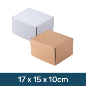 정사각 선물상자 크라프트 화이트 12호 (17x15x10cm) 양말상자 작은 기념품 박스