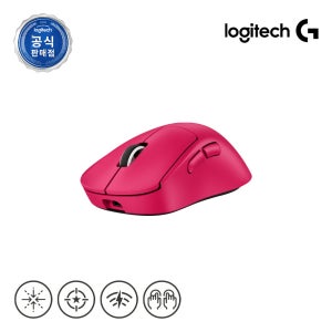[지슈라2 기본형 게이밍 마우스] 로지텍코리아 공식 PRO X SUPERLIGHT2 지슈라2 핑크