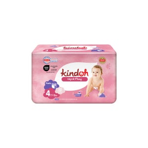[비밀특가] 킨도 프리미엄 뉴 업앤플레이 팬티형 기저귀 4단계 32매 3팩