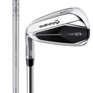 (좌타 왼손클럽)테일러메이드 Qi 여성용 아이언 세트 (테일러메이드코리아) 6-SW(7개) ELDIO TM40 (LADY)