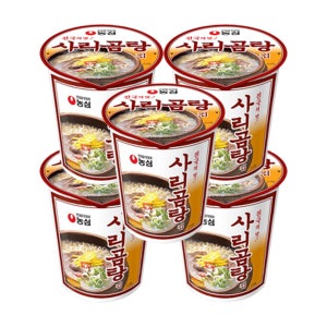 농심 사리곰탕컵 61g X 5개