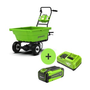 그린웍스 40V 충전 가든카트 8Ah 세트 전동수레 전동리어카 핸드카트