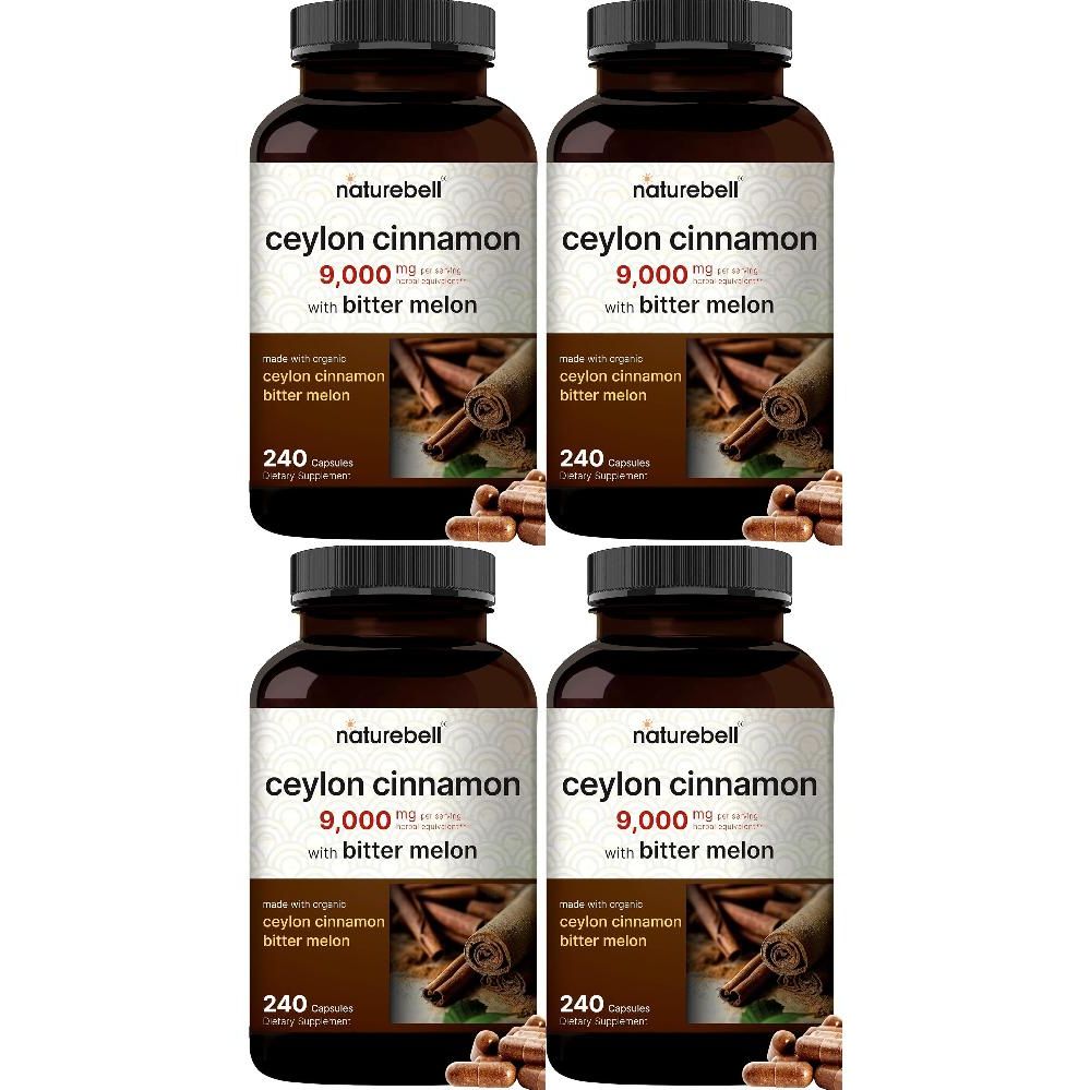 NatureBell Ceylon Cinnamon 네이쳐벨 실론 시나몬 240캡슐 4팩