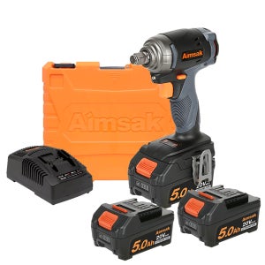 아임삭 충전임팩렌치 20V MAX 5.0Ah 배터리3개 풀세트 임팩트렌치 BL18Q705