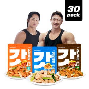 갓닭 무설탕 수비드 그릴드 닭가슴살 140g x 30팩 소스닭가슴살 단백질식단 제로