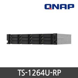 큐냅 정품판매점 QNAP TS-1264U-RP-8G 12베이 랙마운트 NAS스토리지 쿼드코어 HDD미포함