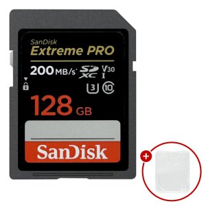 샌디스크 익스트림 프로 SD카드 + SD카드 케이스 128GB