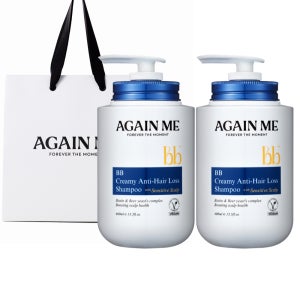 어게인미 임산부 샴푸 비오틴 탈모샴푸 임산부 출산 선물 천연탈모샴푸 세트