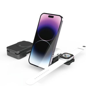 iWhere 3in1 15W 맥세이프 무선충전기 IQW-310Q2 애플워치 접이식 Qi2