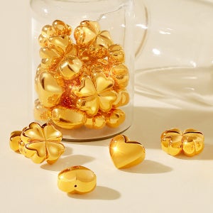 24K 순금 통통 콩알금 오브제 기획전 하트 복주머니 클로버 종이학 답례품