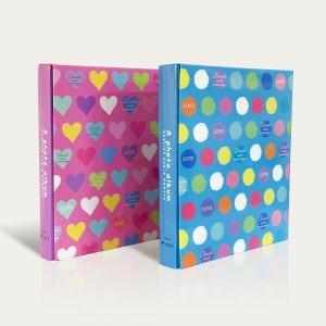 베스트원 양장 패턴 접착앨범 30매