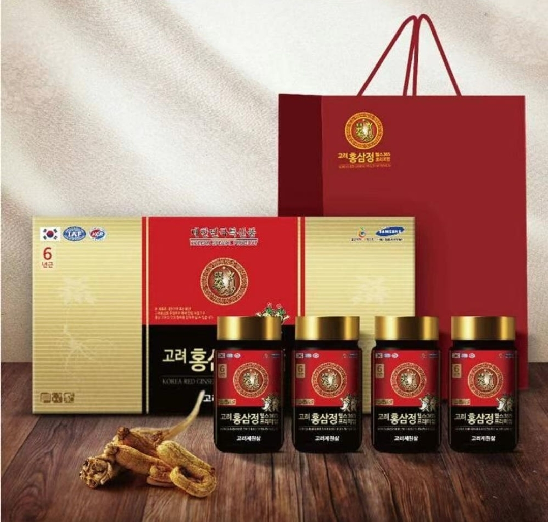 6년근 <b>고려홍삼정</b> 헬스365 <b>프리미엄 240g</b> 4개