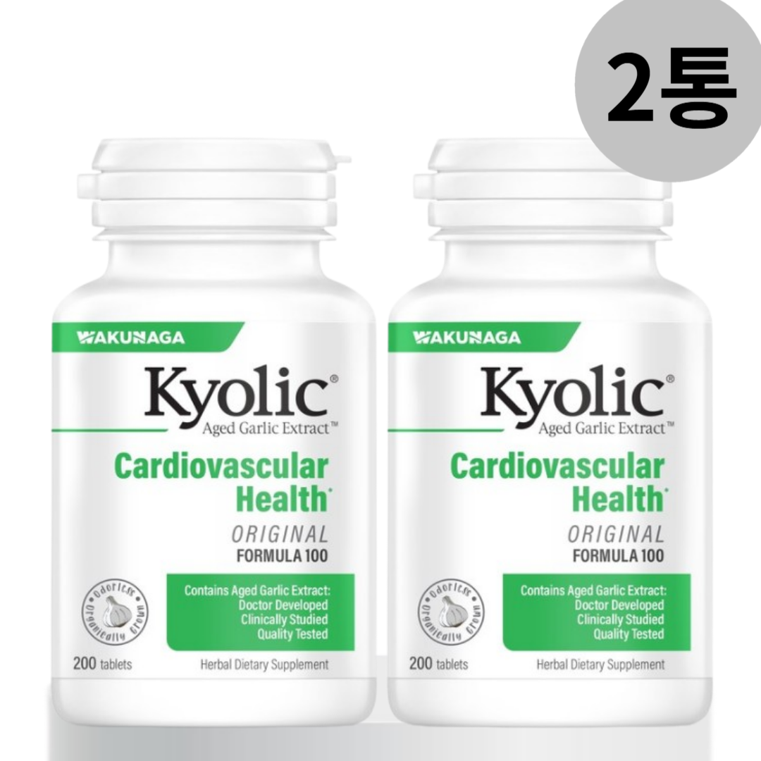 쿄릭 교릭 숙성<b>마늘</b> 갈릭 <b>추출물</b> Kyoric <b>Garlic</b> 600mg 200정 타블렛 2통
