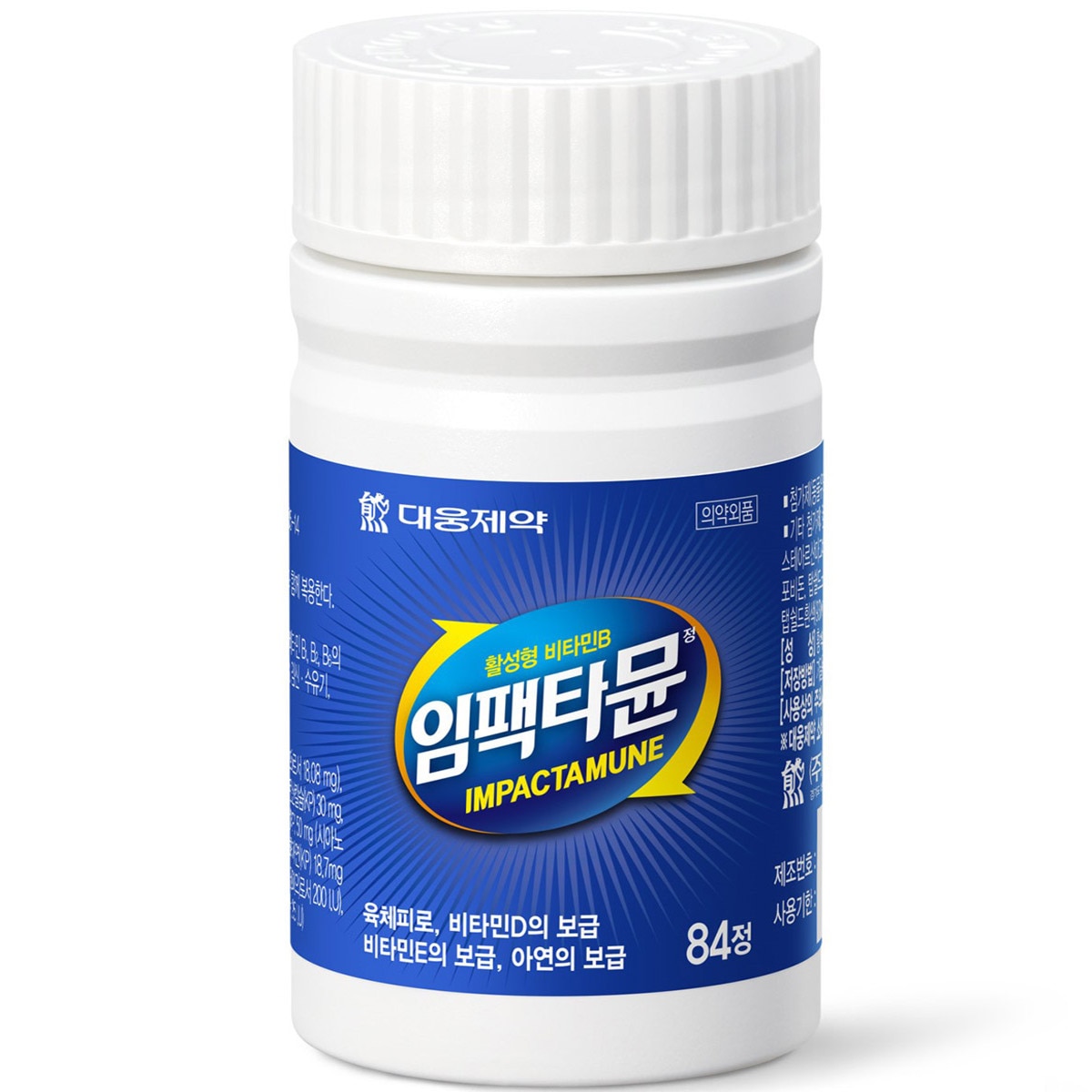 <b>대웅제약</b> 활성비타민 임팩타뮨 임팩타민 84정