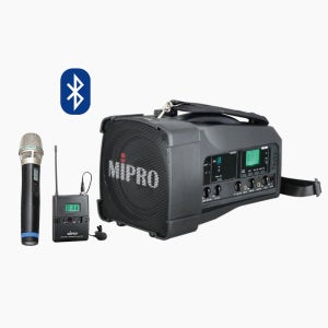 미프로 MIPRO MA-100 충전식 휴대용 블루투스 무선 앰프+마이크 옵션