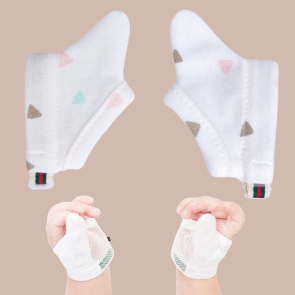 잘때 손가락빠는 아기 손빨기방지 장갑