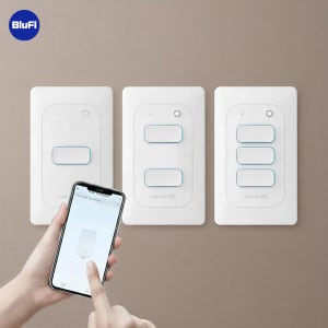 블루파이 IoT 푸시버튼 스마트스위치 - 와이파이 전등 조명 전기 타이머 원격제어 1구