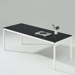 철제 책상 테이블 공부 중 고등 학생 컴퓨터 데스크 서재 거실 긴 책상 화이트