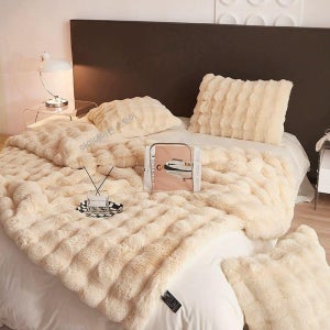 토스카나 두꺼운 겨울 밍크담요 소파 침대 낮잠 이불 1인용 2인용 4colors