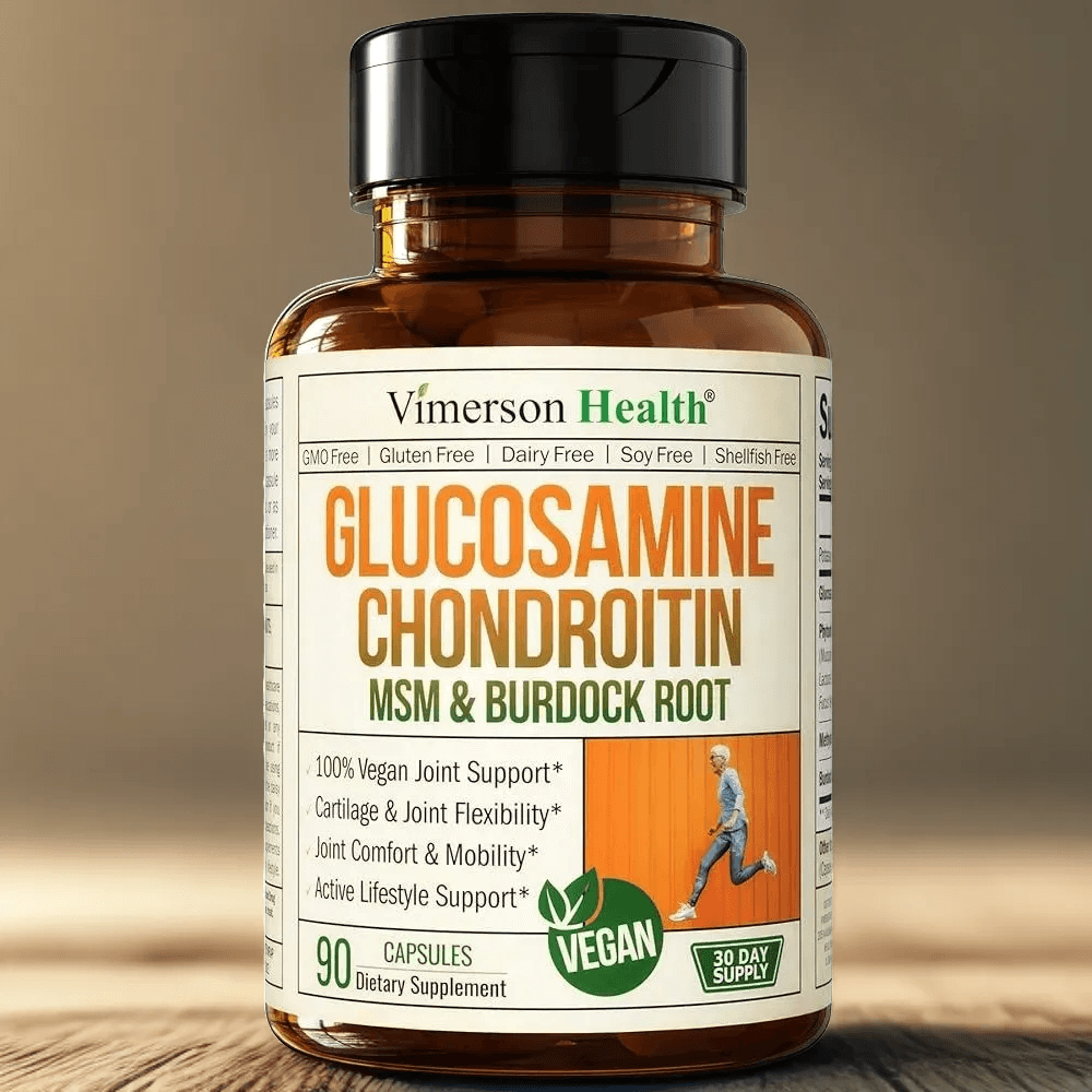 Vimerson Health <b>비건 글루코사민 콘드로이틴 MSM</b> 1500mg