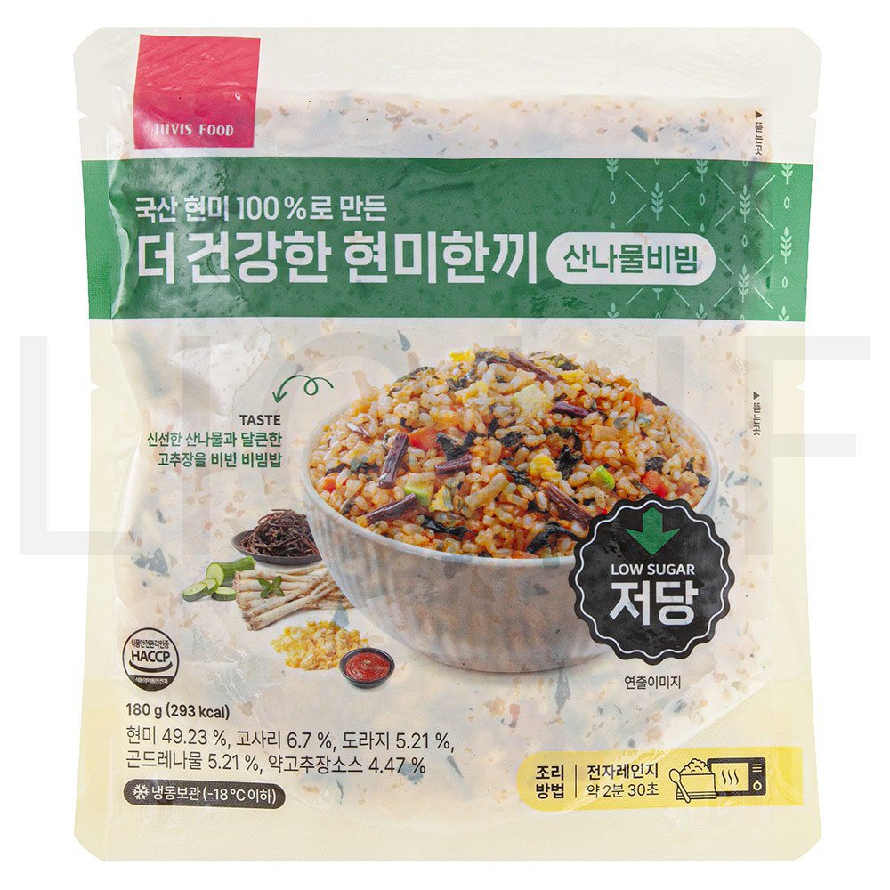 더건강한 현미한끼 산나물비빔 제품 이미지