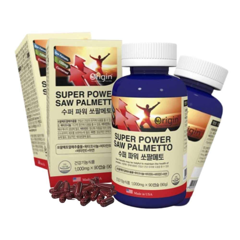 오리진 <b>슈퍼</b>파워 <b>쏘팔</b>메토 1000mg x 90캡슐 옥타 <b>쏘팔</b> 코사놀