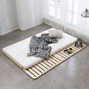 [우드퍼니쳐] 매트리스 깔판 저상형 원목받침대 LK라지킹 180x210x3cm 2단 접이식