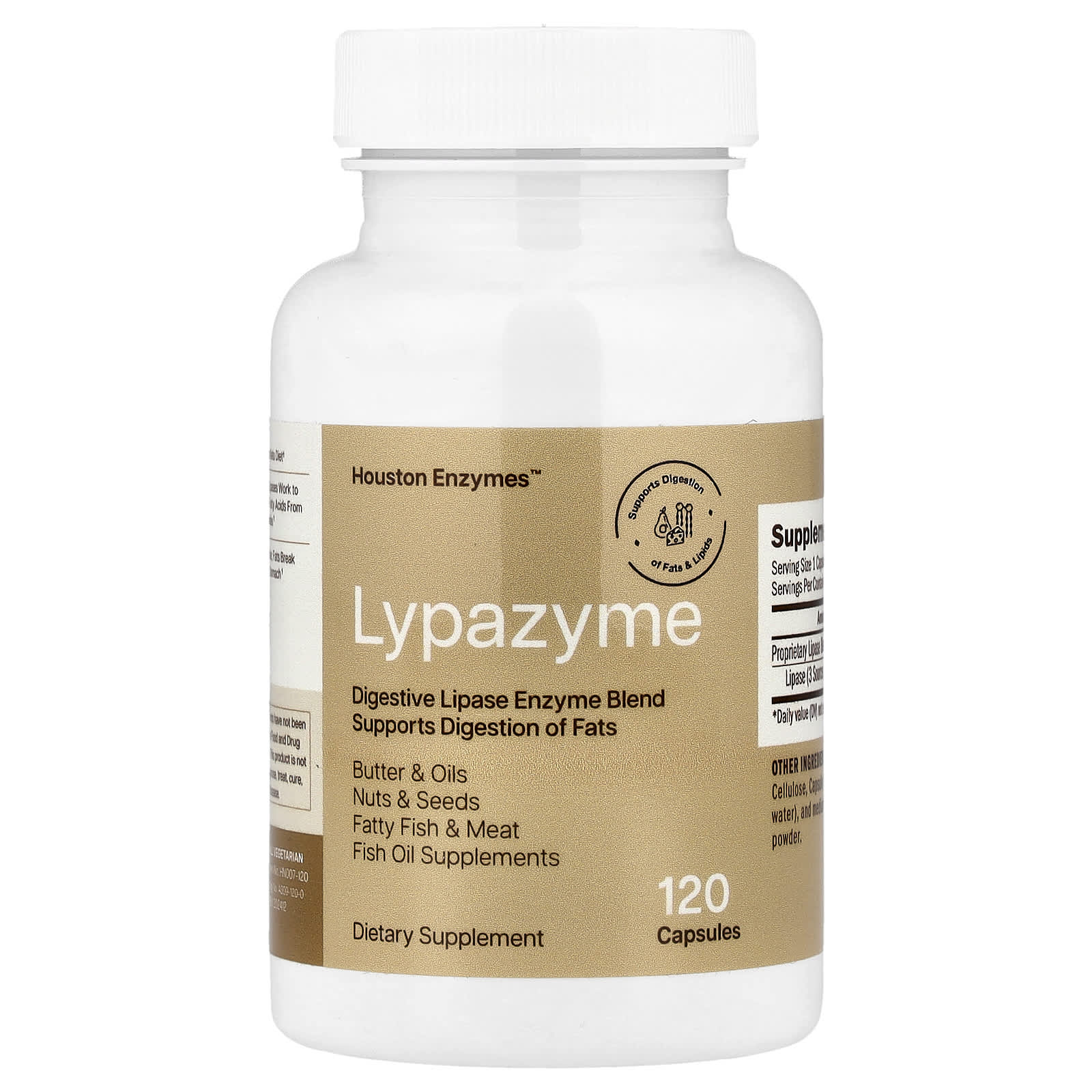 휴스턴 엔자임 리파자임 리파아제 120정 Houston Enzymes <b>Lypazyme</b>