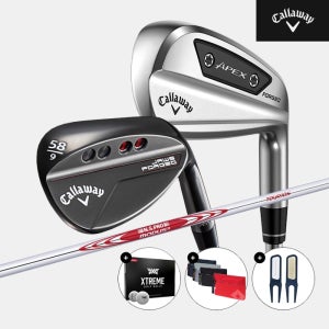 캘러웨이 APEX Ai 200/죠스 포지드 스틸 콤보세트[남성용][6i][챠콜블랙][NS PRO MODUS3 105]