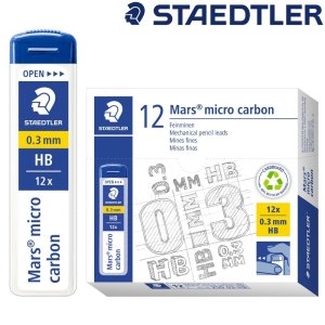 스테들러 마스 마이크로 카본 250 샤프심 0.3mm HB 1갑 12개입 80g