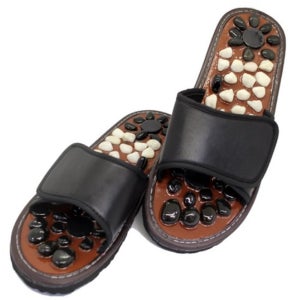 자갈 지압 혈액순환 건강 신발 슬리퍼