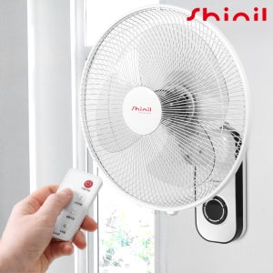 [26년형 국산] 신일 벽걸이선풍기 국산 저소음 리모컨 가정용 업소용 벽선풍기 40cm 화이트