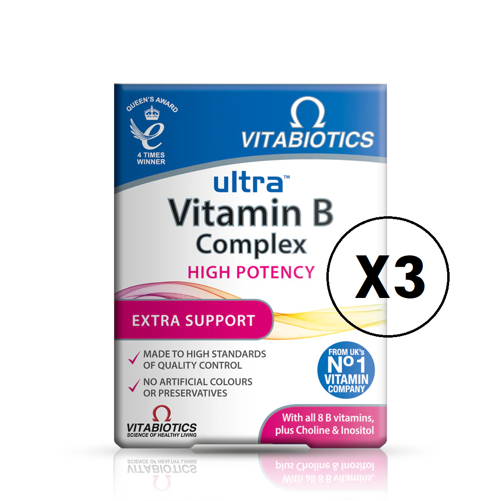 vitabiotics 영국 비타바이오틱스 울트라 비타민B 콤플렉스 90정, 3개