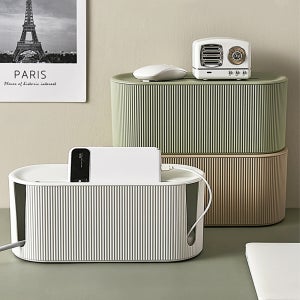 홈데코 콘센트 충전기 멀티탭 케이스 책상 테이블 정리