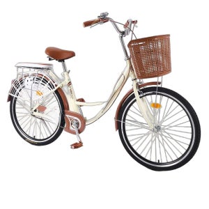자전거 여성용 일본식 감성 인테리어 디자인 카페 옐로우 싱글 공원 소품 클래식
