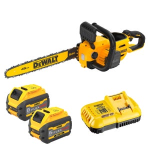 디월트 DCMCS574T2 무선 450MM 체인톱 60V 전기톱 배터리(2.0)2개 세트